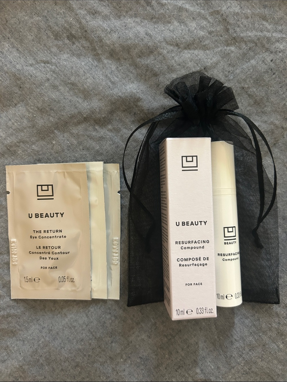 U Beauty 1-Mini Resurfacing Compound 10 ml 0.33 fl. oz. / Made in Italy / NIB